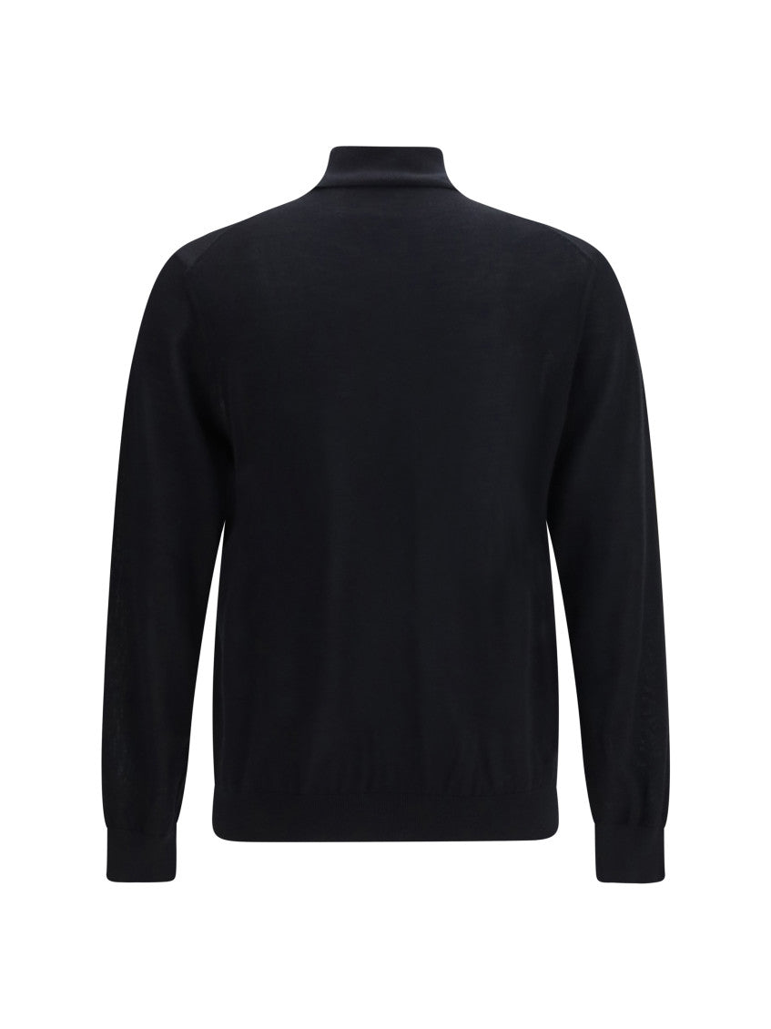 Black Turtle Neck Sweater 2