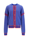 Blue Button-Up Cardigan 1