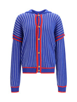 Blue Button-Up Cardigan 1