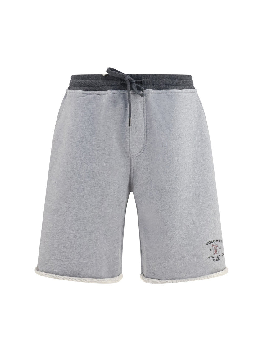 Grey Drawstring Shorts 1