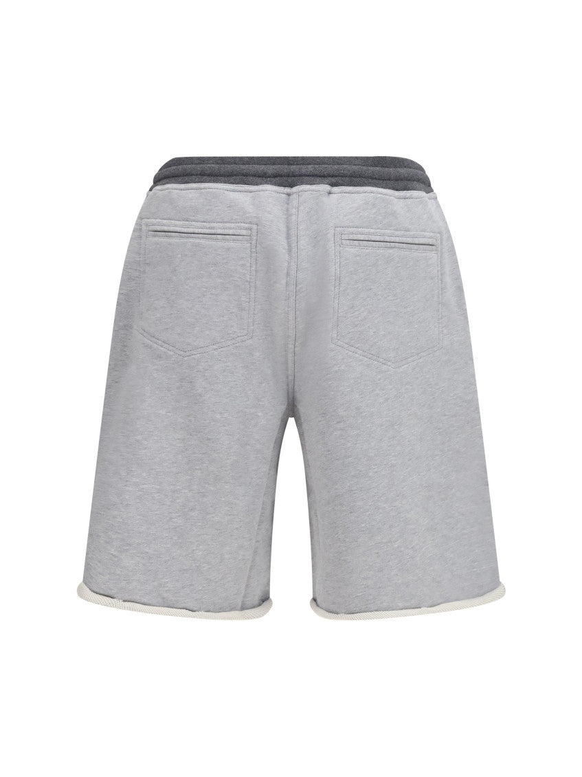Grey Drawstring Shorts 2