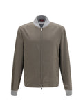 Taupe Regular Bomber Jacket 1