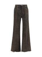 Brown Flared High Rise Jeans 1
