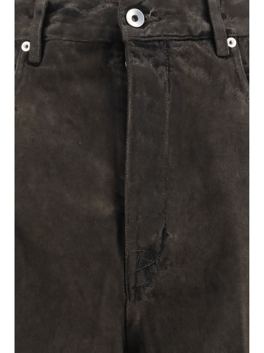 Brown Flared High Rise Jeans 3