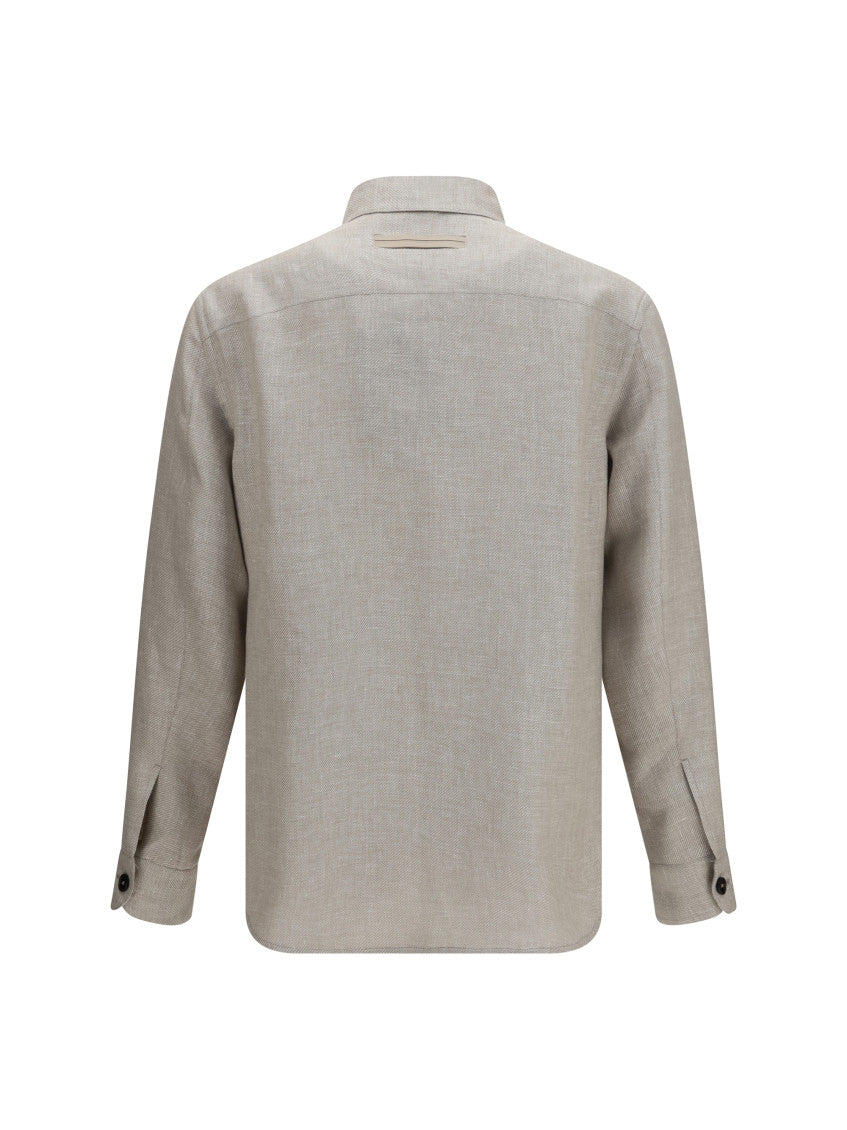 Grey Regular Overshirt 2