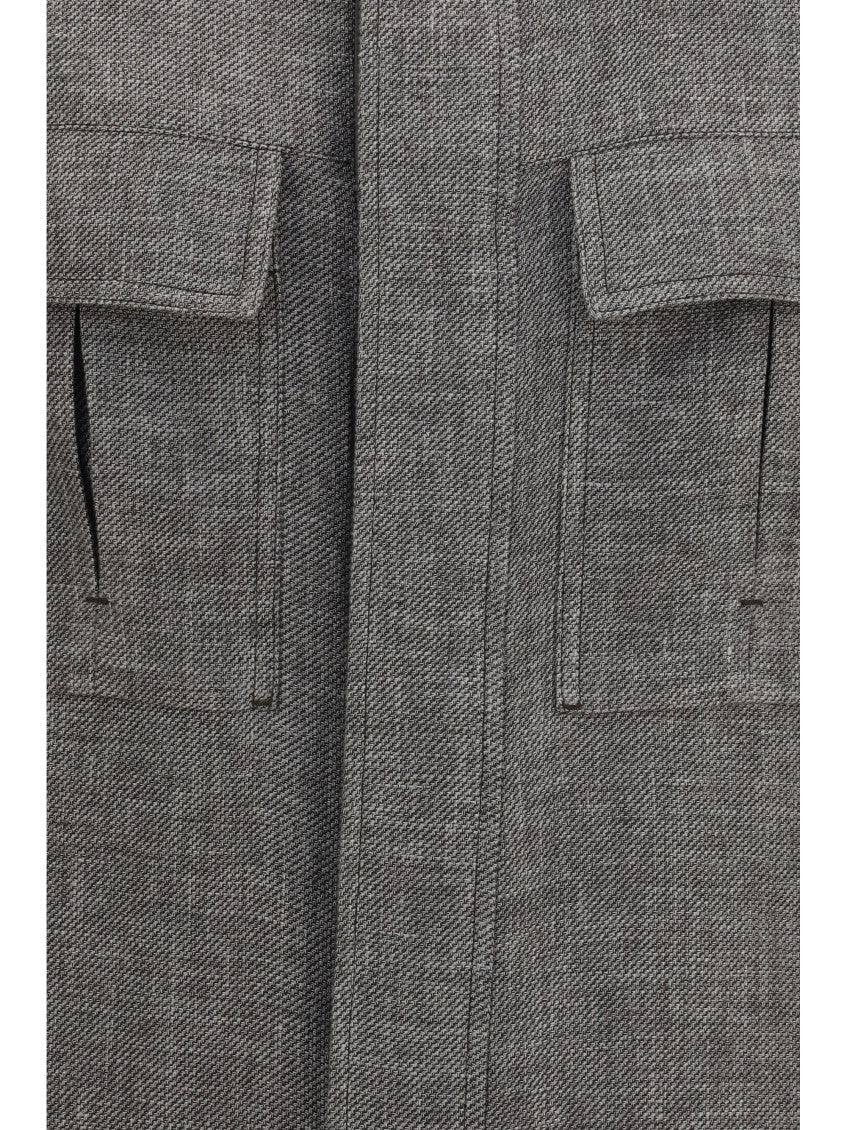 Grey Regular Shirt Jacket 3