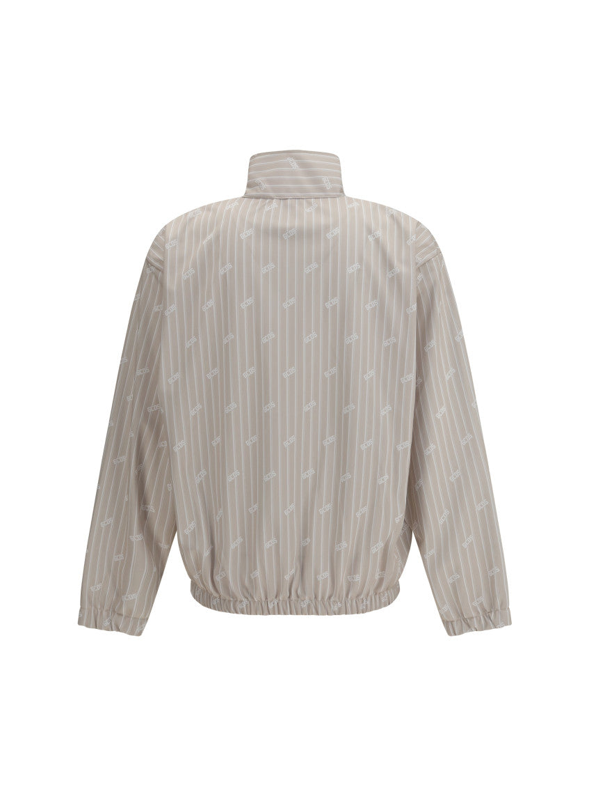 Taupe Mock Collar Jacket 2