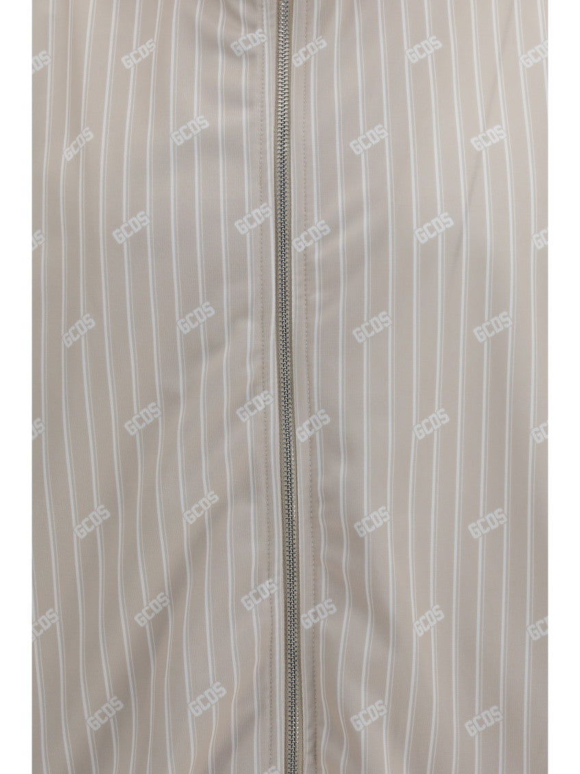 Taupe Mock Collar Jacket 3