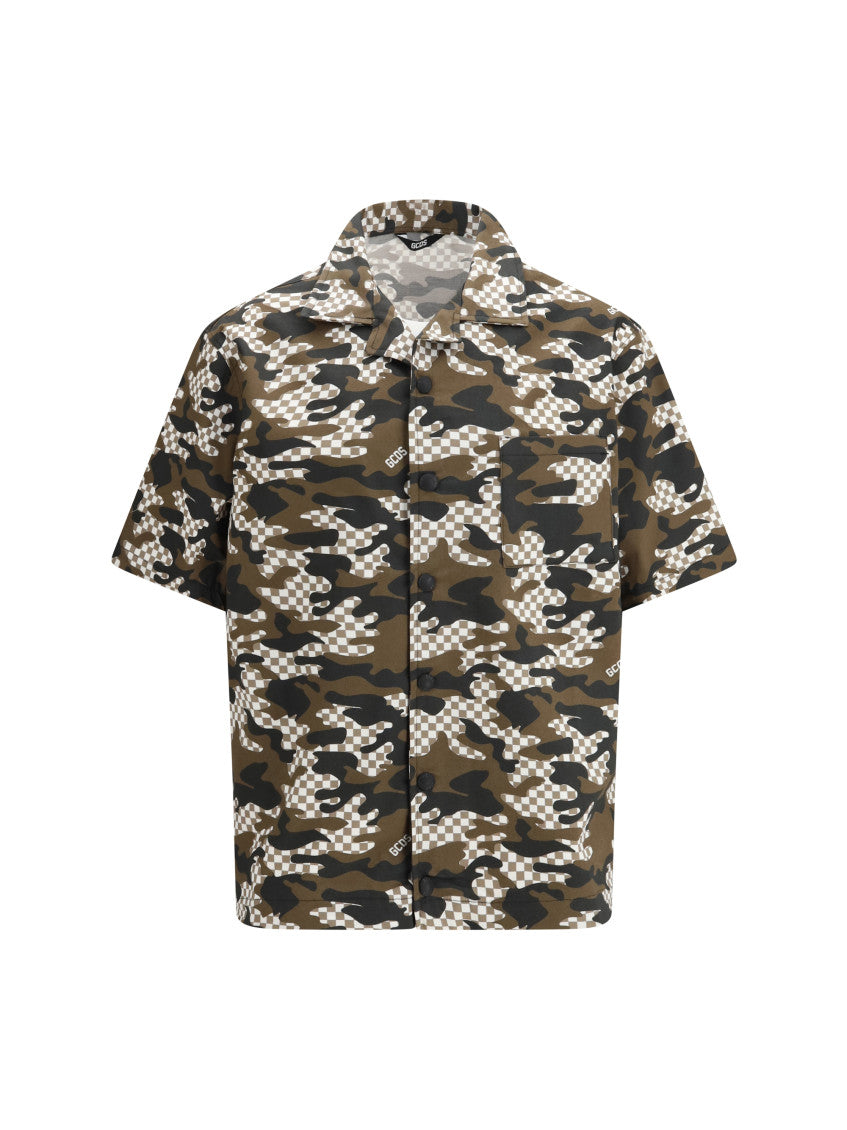 Multicolor Relaxed Camo Shirt 1