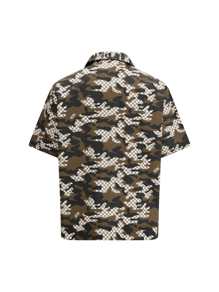 Multicolor Relaxed Camo Shirt 2