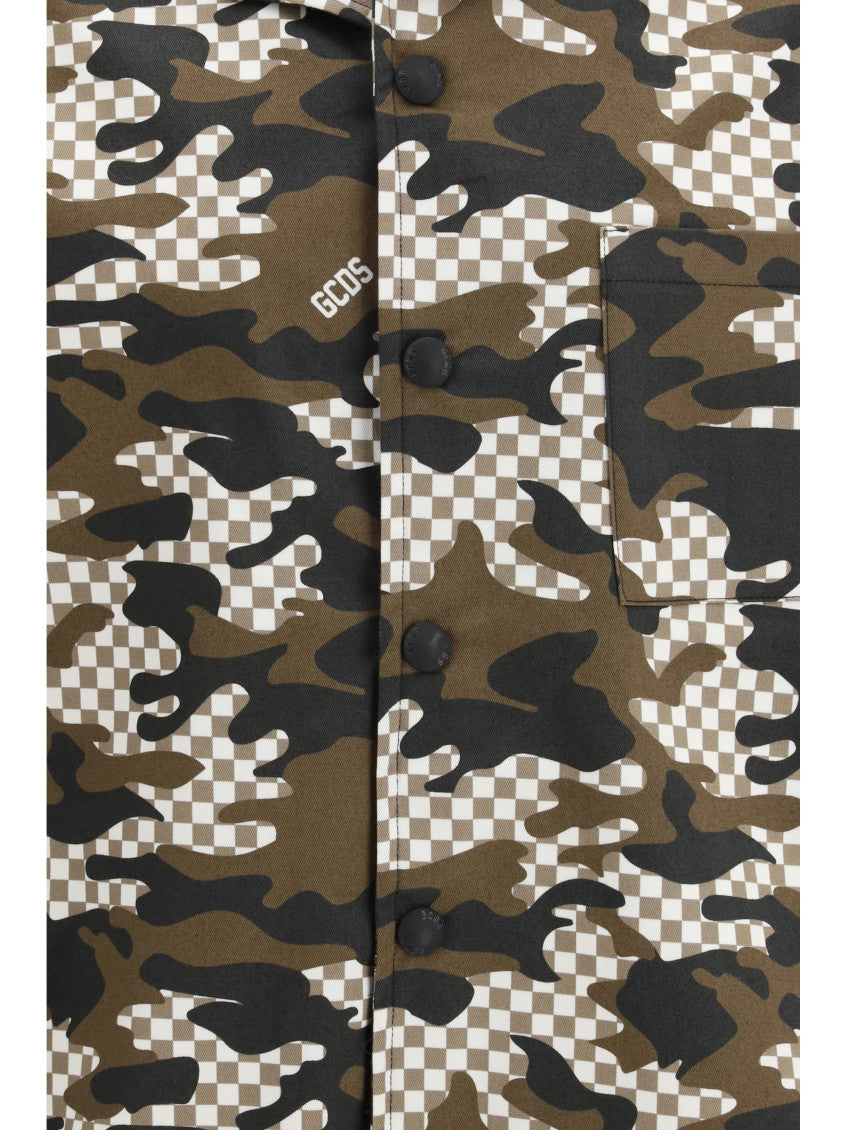 Multicolor Relaxed Camo Shirt 3