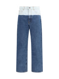 Blue Mid Rise Jeans 1