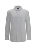 White Slim Textured Shirt 1