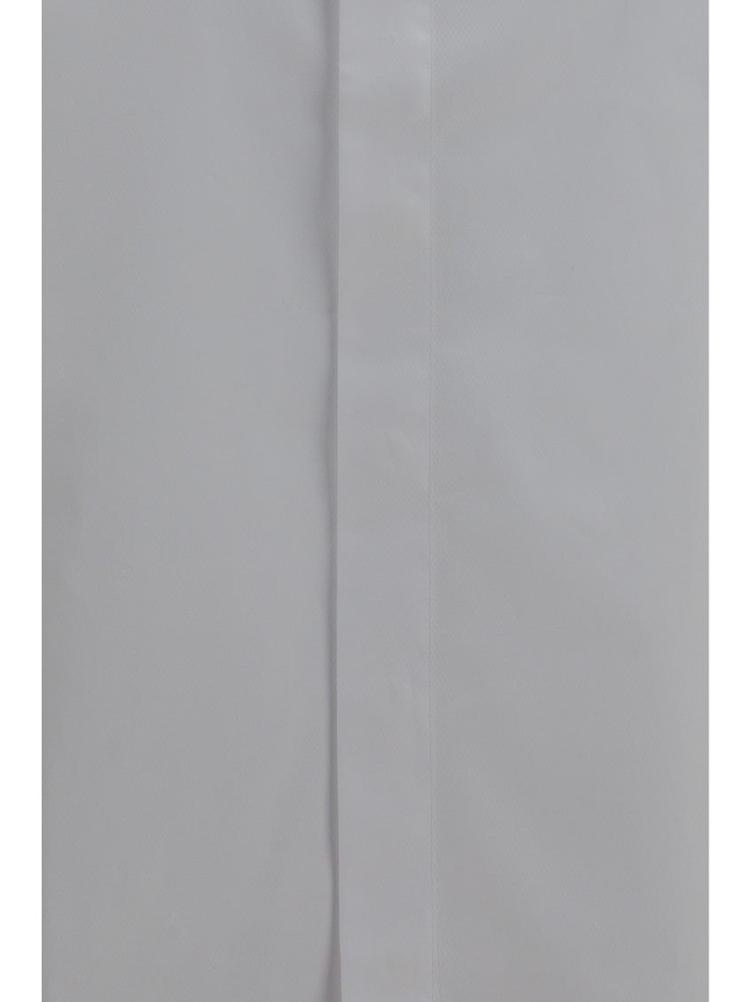 White Slim Textured Shirt 3
