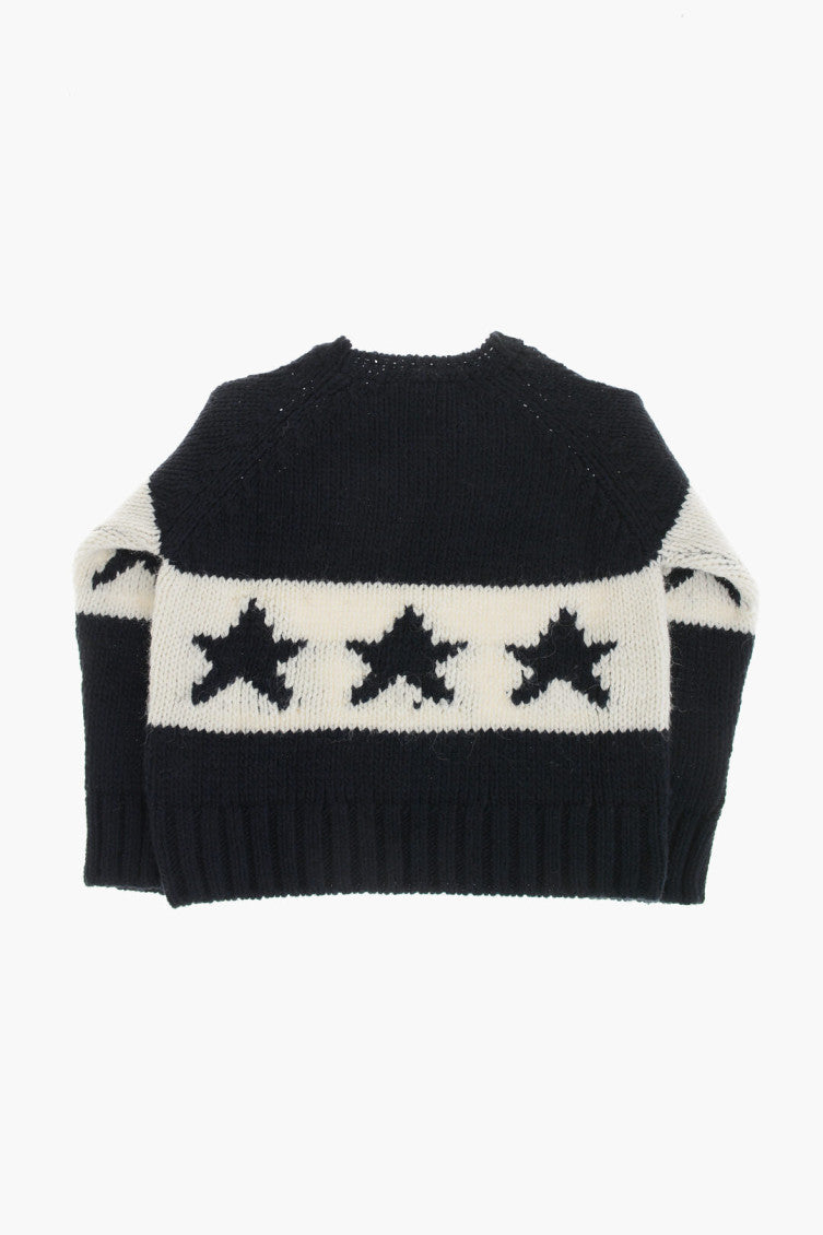 Boys Black Graphic Sweaters 2