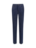 Blue Slim Mid Rise Jeans 1