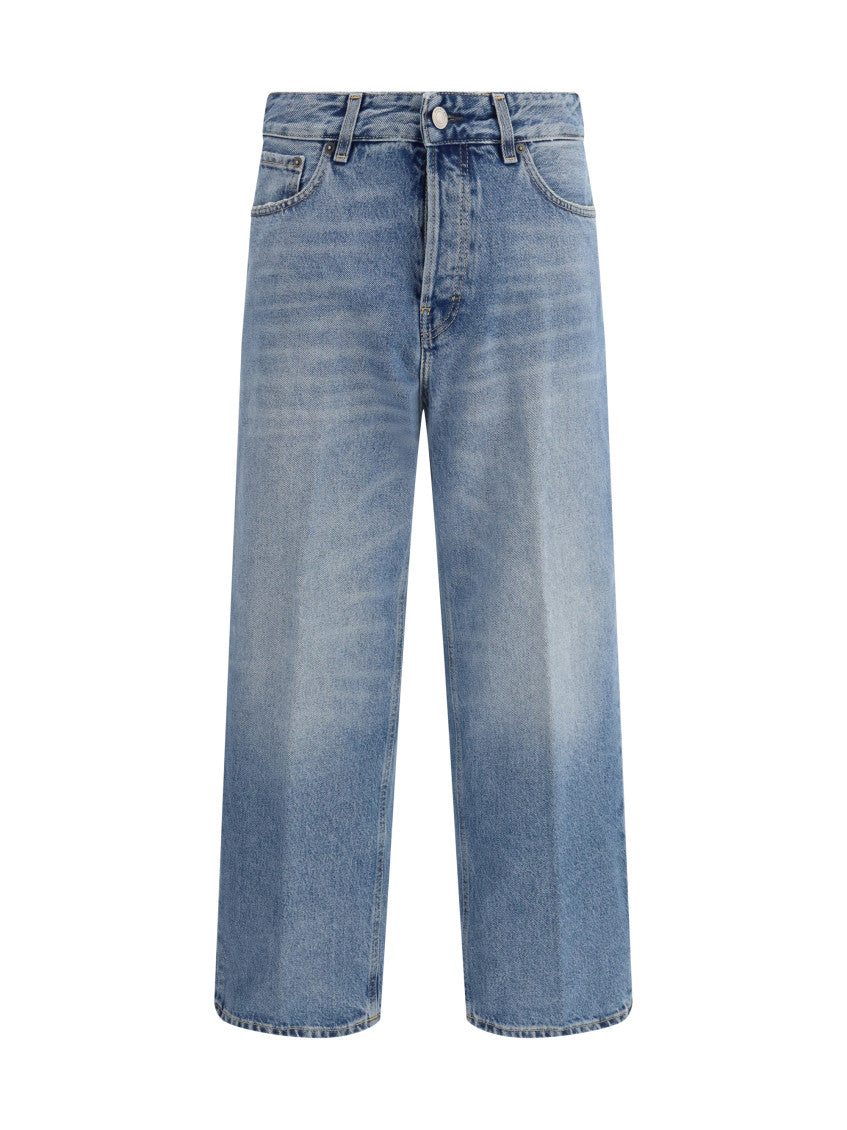 Blue Boyfriend High Rise Jeans 1