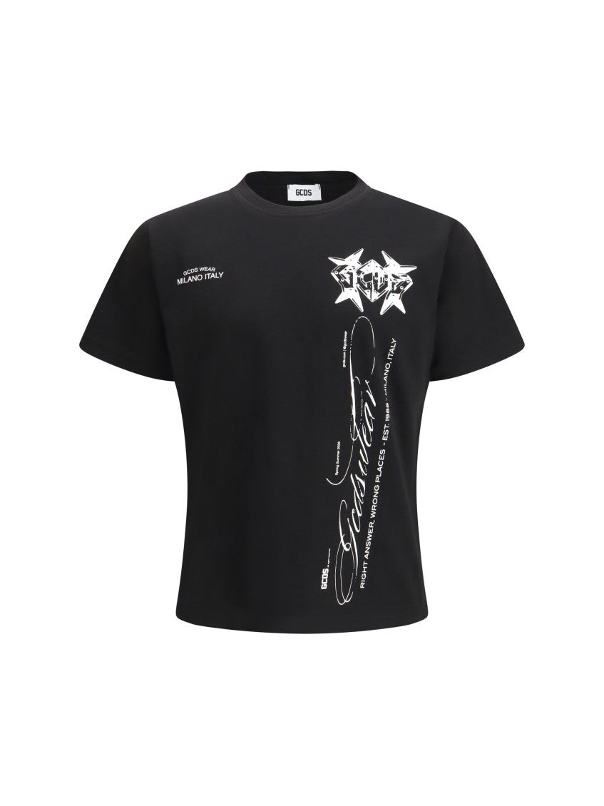 Black Crew Neck T-Shirt 1