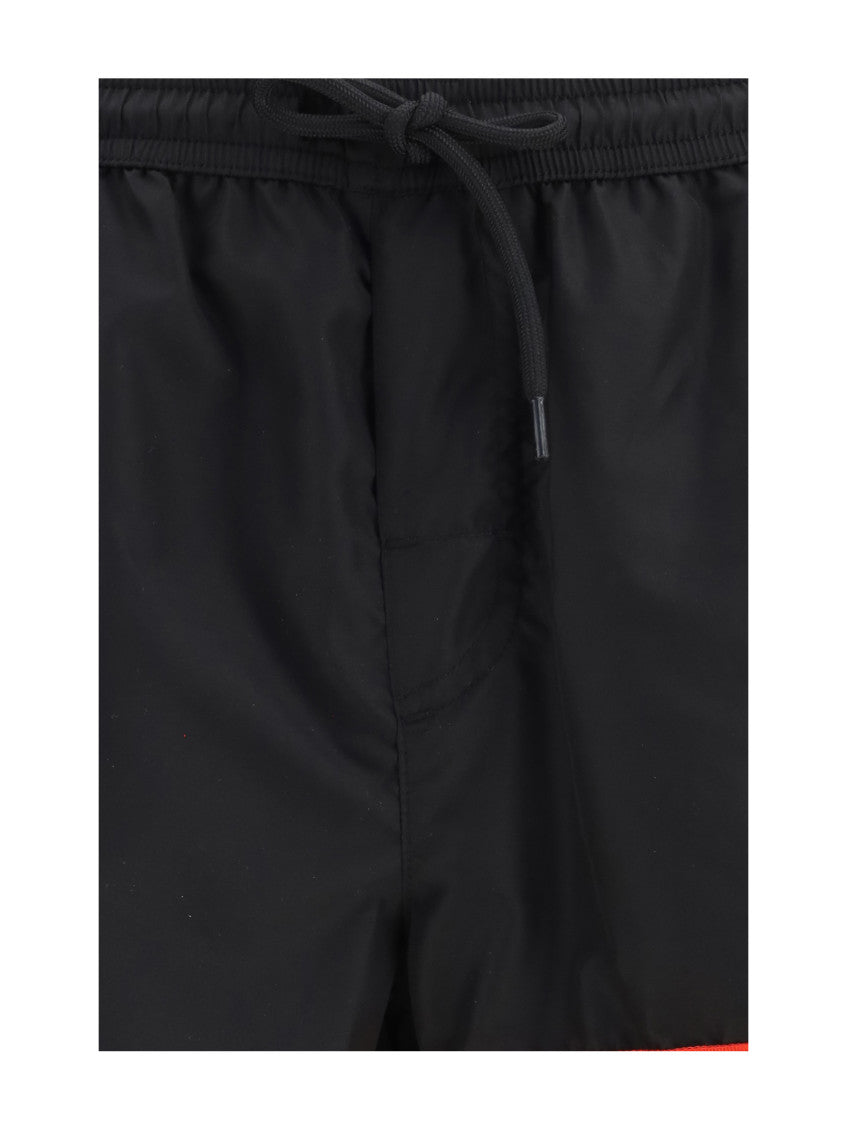Black Stripes Swim Shorts 3