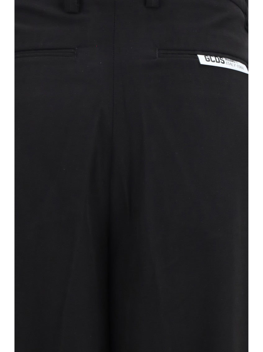 Black Relaxed Pleated Pants 3