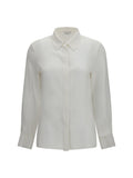 White Regular Solid Shirt 1