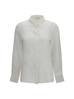 White Regular Solid Shirt 1