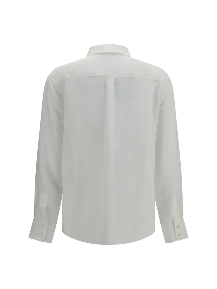 White Regular Solid Shirt 2