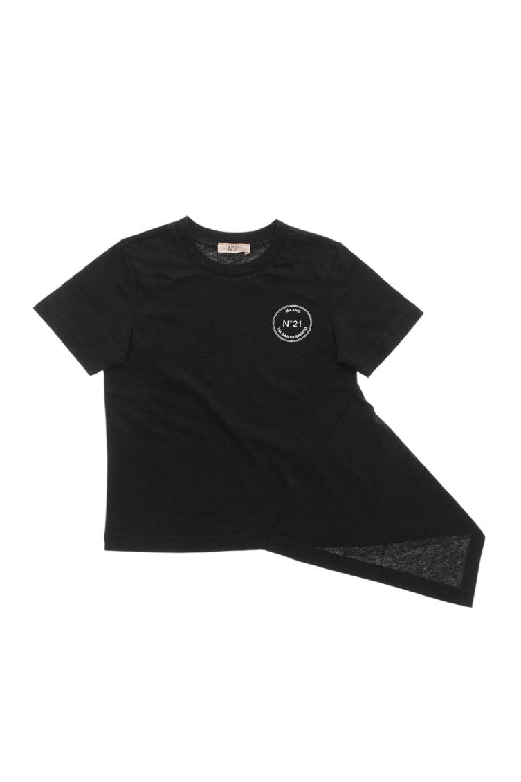 Girls Black Logo T-Shirt 1