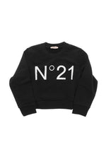 Girls Black Logo Sweatshirt 1
