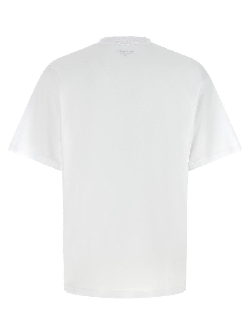 White Crew Neck T-Shirt 2