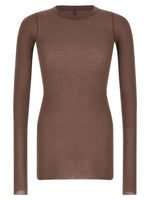 Dark Brown Ribbed T-Shirt 1