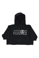 Girls Black Graphic Hoodie 1