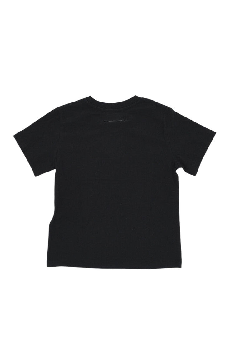 Girls Black Graphic T-Shirt 2