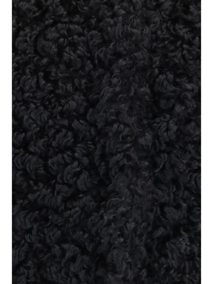 Black Textured Round Neck Sweater 3
