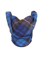 Blue Checks Sweet Heart Neck Top 1