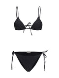 Black Embroidered Swimwear 1