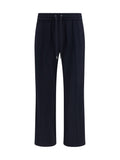 Blue Drawstring Joggers 1