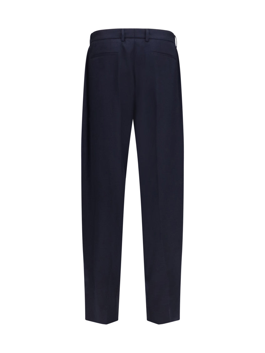 Dark Blue Flannel Pants 2