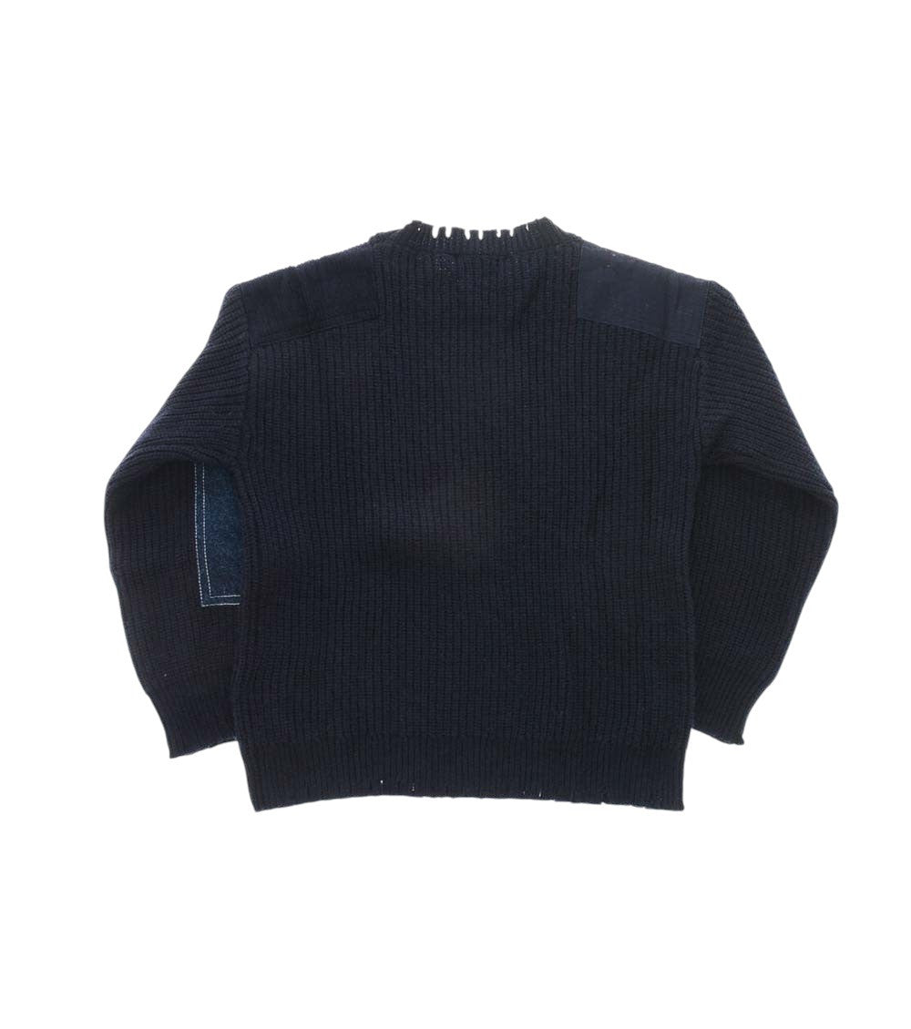 Boys Navy Blue Logo Sweaters 2