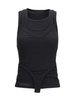Black Solid Round Neck Top 1