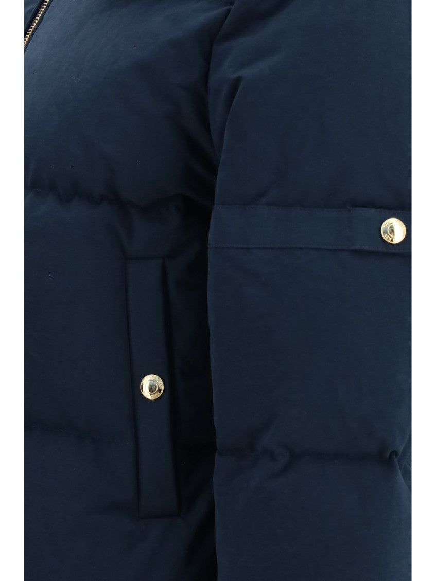 Blue Solid Hood Jacket 3