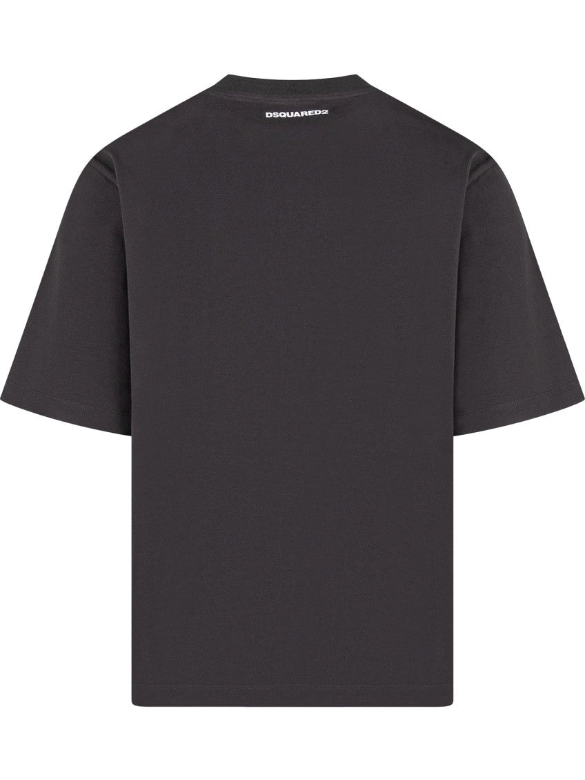 Black Crew Neck T-Shirt 2