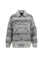 Multicolor Checks Shirt Collar Jacket 1