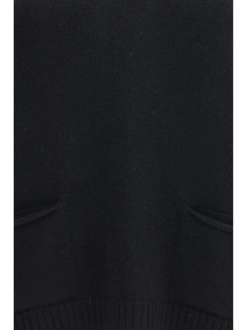 Black Solid Turtle Neck Sweater 3