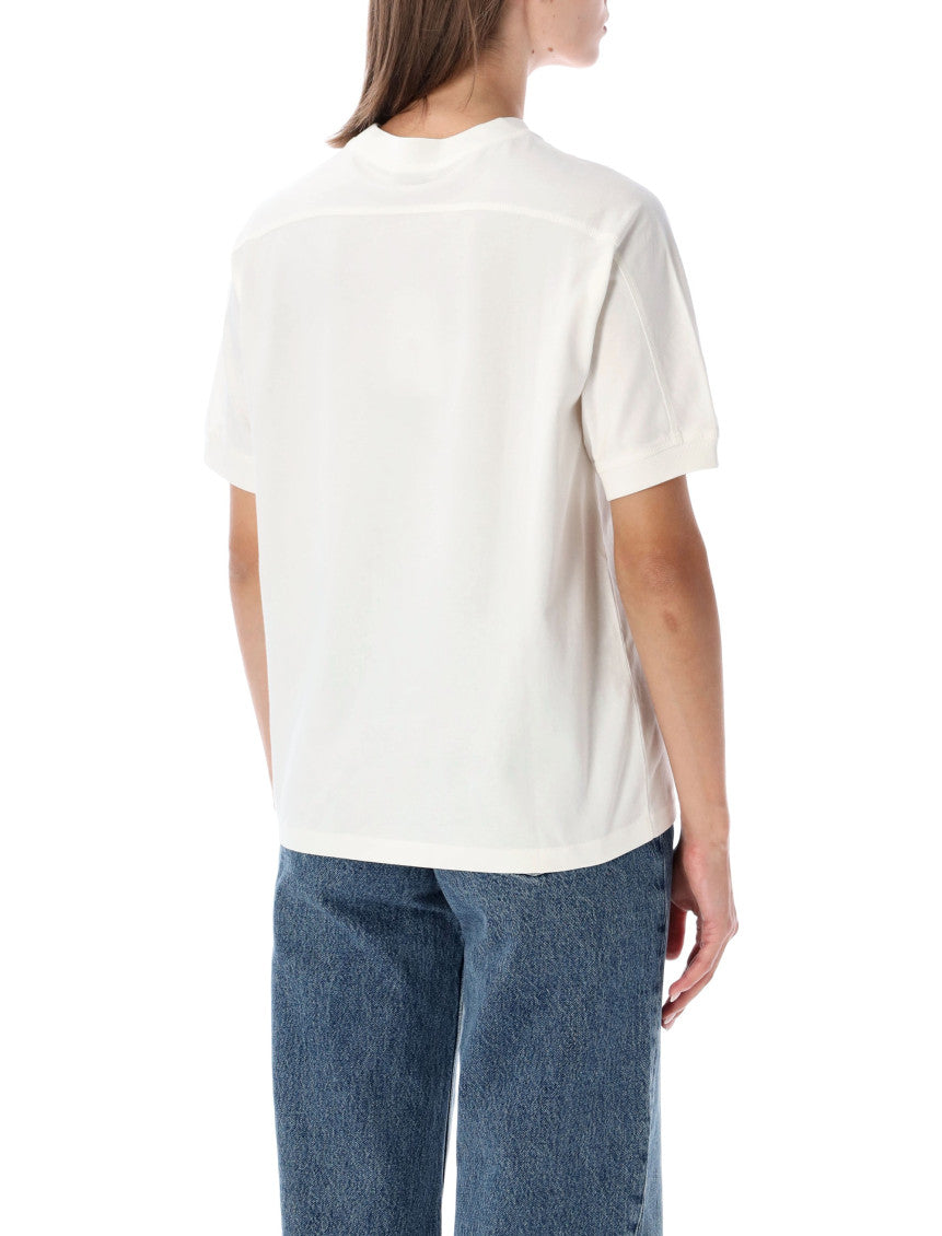White Crew Neck T-Shirt 2