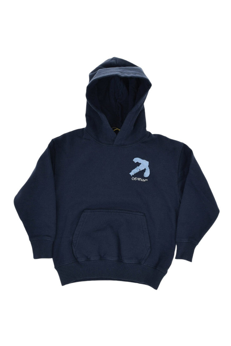 Boys Navy Blue Logo Hoodie 1