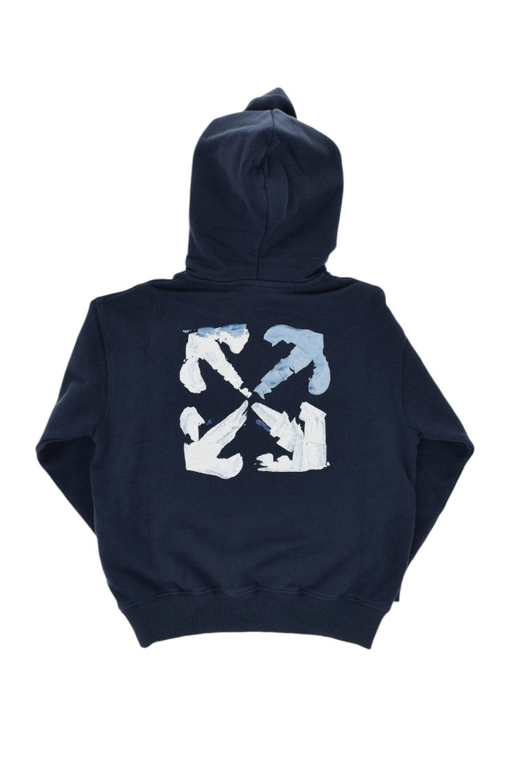 Boys Navy Blue Logo Hoodie 2