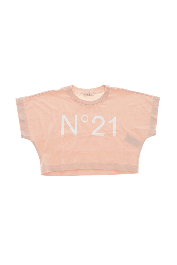 Girls Peach Logo T-Shirt 1