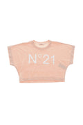 Girls Peach Logo T-Shirt 1