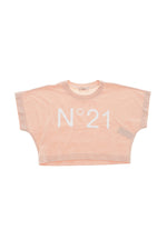 Girls Peach Logo T-Shirt 1